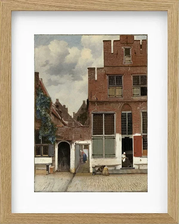 Ansicht von Häusern in Delft - 1658