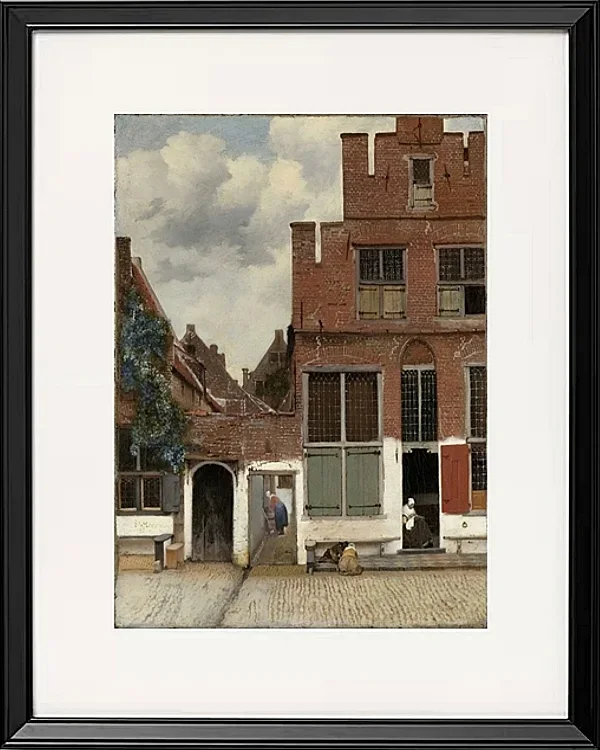 Ansicht von Häusern in Delft - 1658