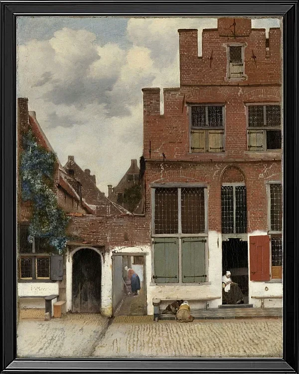 Ansicht von Häusern in Delft - 1658