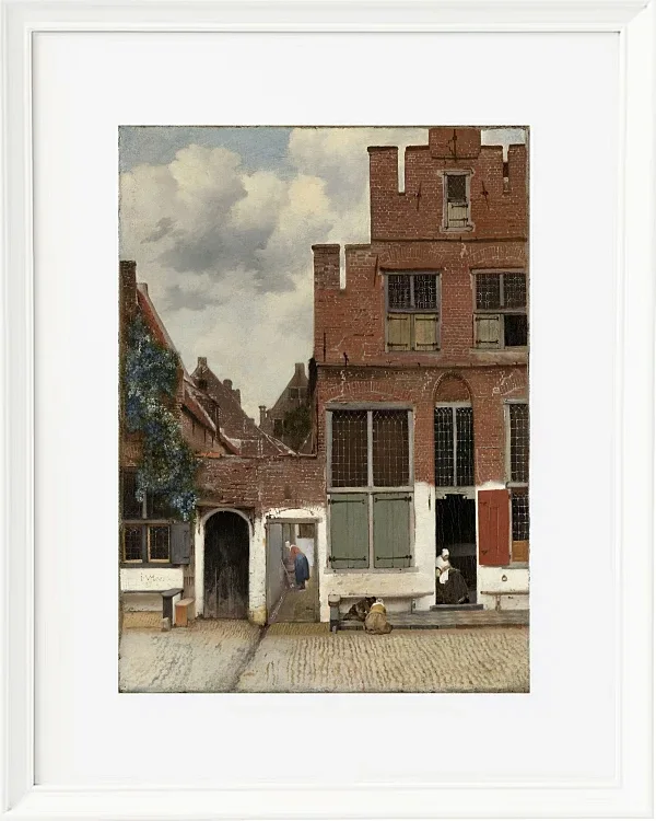 Ansicht von Häusern in Delft - 1658