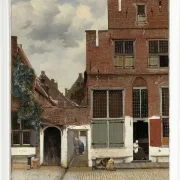 Ansicht von Häusern in Delft - 1658