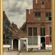 Ansicht von Häusern in Delft - 1658
