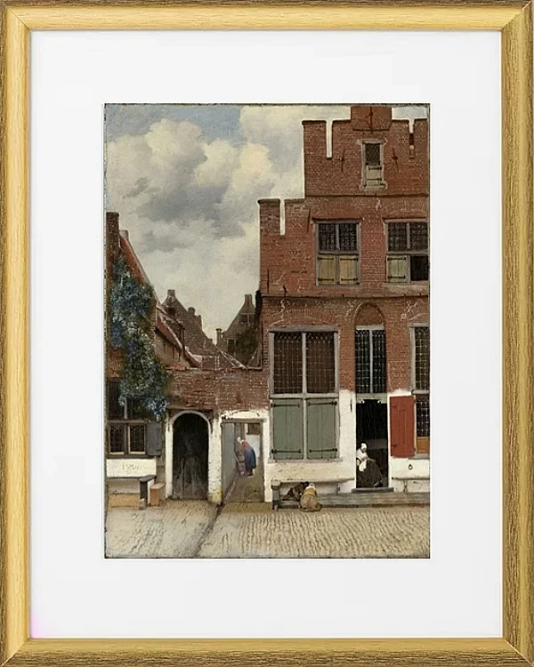 Ansicht von Häusern in Delft - 1658