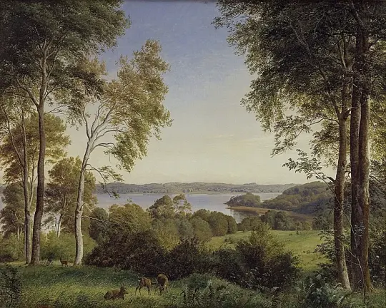 Ansicht von Skarre Sø - 1844