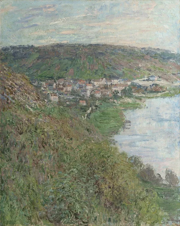 Udsigt over Vetheuil – 1880