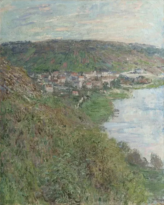 Udsigt over Vetheuil – 1880