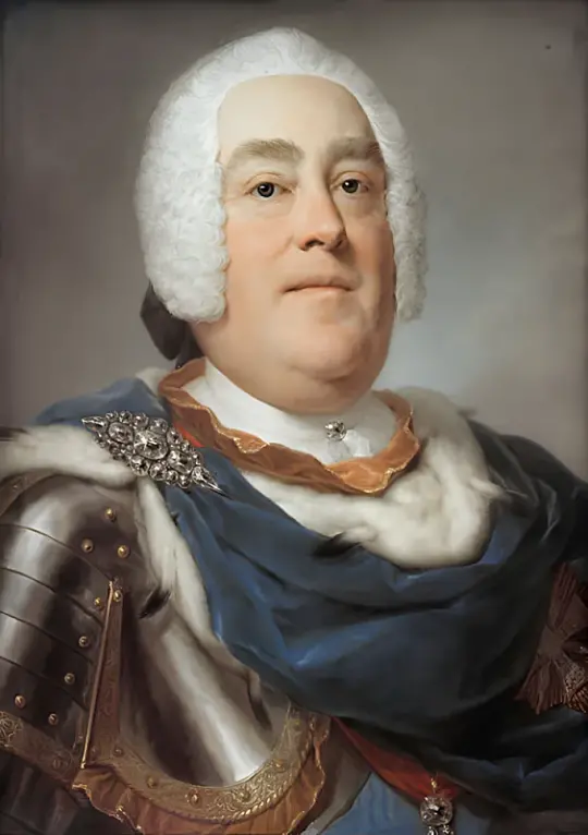 Anton Raphael Mengs | August III af Poland - 1745 | Indrammet kunsttryk | Klassicisme | formida
