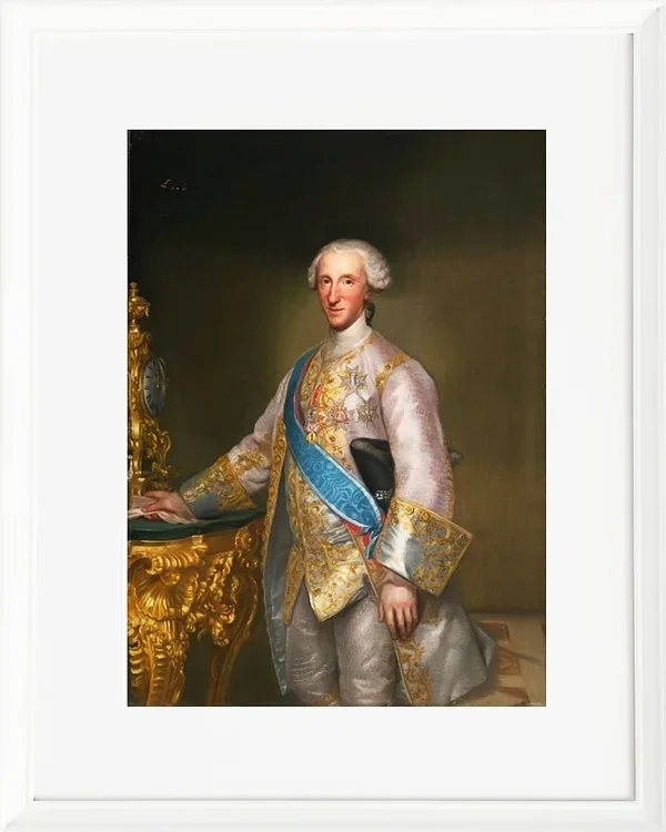 Anton Raphael Mengs – Don Luis Jaime Antonio De Borbòn Y Farnesio 1776 | Giclée Kunstdruck gerahmt