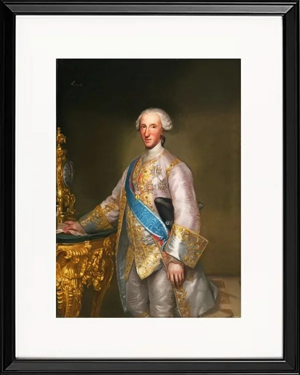 Anton Raphael Mengs – Don Luis Jaime Antonio De Borbòn Y Farnesio 1776 | Giclée Kunstdruck gerahmt