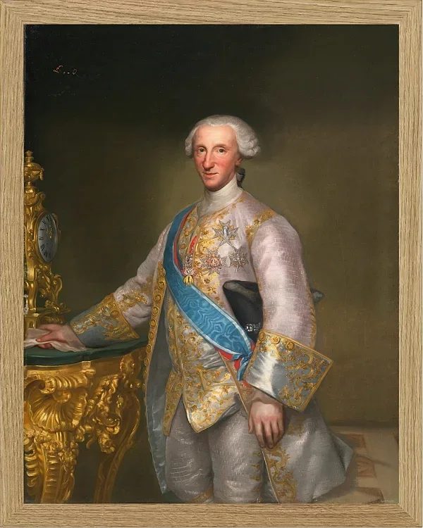 Anton Raphael Mengs – Don Luis Jaime Antonio De Borbòn Y Farnesio 1776 | Giclée Kunstdruck gerahmt
