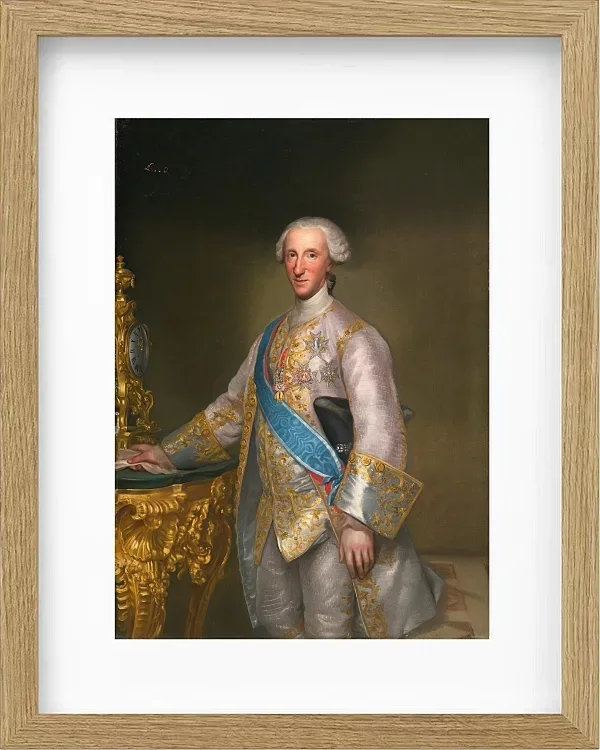 Anton Raphael Mengs – Don Luis Jaime Antonio De Borbòn Y Farnesio 1776 | Giclée Kunstdruck gerahmt