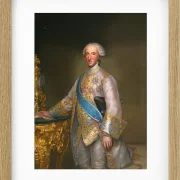 Anton Raphael Mengs – Don Luis Jaime Antonio De Borbòn Y Farnesio 1776 | Giclée Kunstdruck gerahmt