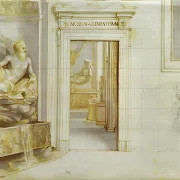 Anton Raphael Mengs | Allegori om Clementinum-museet - 1772 | Indrammet kunsttryk | Klassicisme | formida