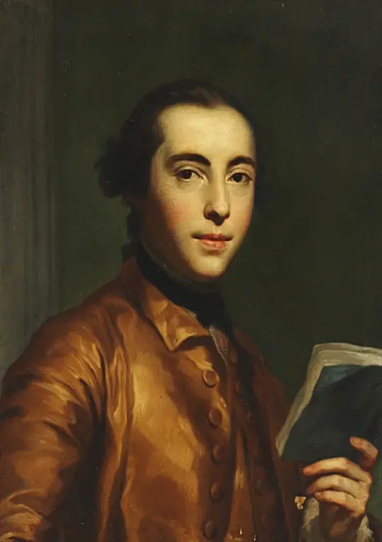 Anton Raphael Mengs | Portræt af Anton Raphael Mengs - 1746 | Indrammet kunsttryk | Klassicisme | formida
