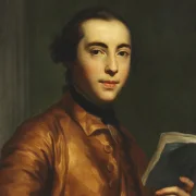 Anton Raphael Mengs – Porträt von Anton Raphael Mengs 1746 | Giclée Kunstdruck gerahmt