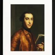 Anton Raphael Mengs – Porträt von Anton Raphael Mengs 1746 | Giclée Kunstdruck gerahmt