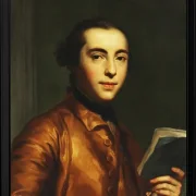 Anton Raphael Mengs – Porträt von Anton Raphael Mengs 1746 | Giclée Kunstdruck gerahmt