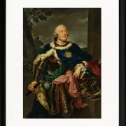 Anton Raphael Mengs – Porträt von Friedrich Christian 1722 | Giclée Kunstdruck gerahmt
