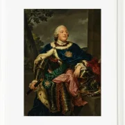 Anton Raphael Mengs – Porträt von Friedrich Christian 1722 | Giclée Kunstdruck gerahmt