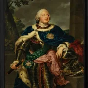 Anton Raphael Mengs – Porträt von Friedrich Christian 1722 | Giclée Kunstdruck gerahmt