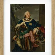 Anton Raphael Mengs – Porträt von Friedrich Christian 1722 | Giclée Kunstdruck gerahmt