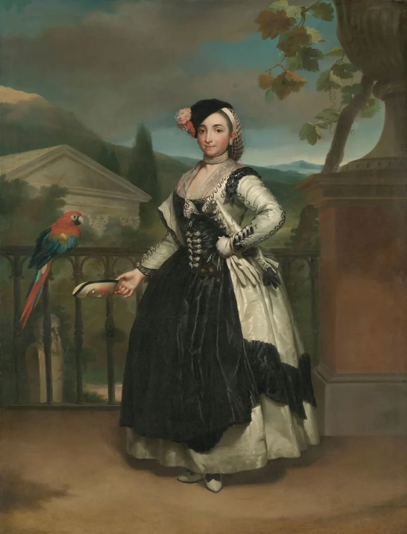 Anton Raphael Mengs – Porträt von Isabel Parreño y Arce 1771 | Giclée Kunstdruck gerahmt
