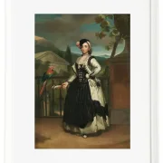 Anton Raphael Mengs – Porträt von Isabel Parreño y Arce 1771 | Giclée Kunstdruck gerahmt
