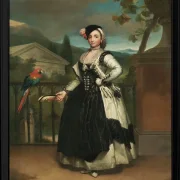 Anton Raphael Mengs – Porträt von Isabel Parreño y Arce 1771 | Giclée Kunstdruck gerahmt