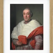 Anton Raphael Mengs – Porträt von Kardinal Zelada 1773 | Giclée Kunstdruck gerahmt