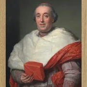 Anton Raphael Mengs – Porträt von Kardinal Zelada 1773 | Giclée Kunstdruck gerahmt