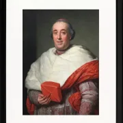 Anton Raphael Mengs – Porträt von Kardinal Zelada 1773 | Giclée Kunstdruck gerahmt