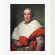 Anton Raphael Mengs – Porträt von Kardinal Zelada 1773 | Giclée Kunstdruck gerahmt