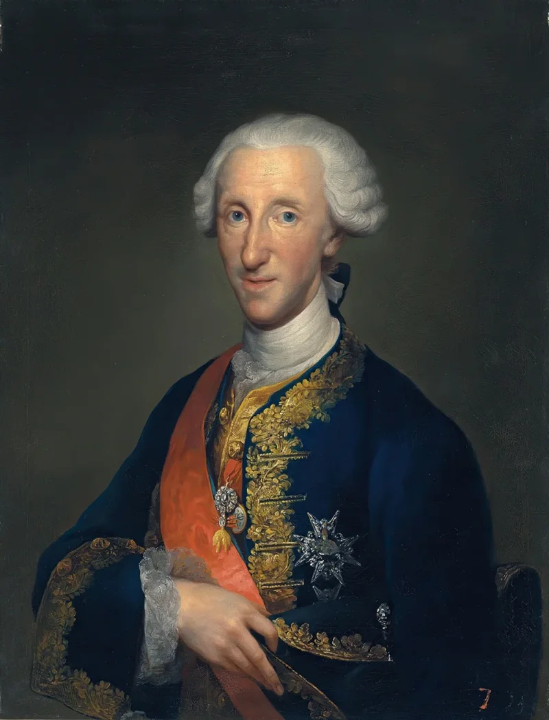Anton Raphael Mengs – Porträt von Kardinal Zelada 1773 | Giclée Kunstdruck gerahmt