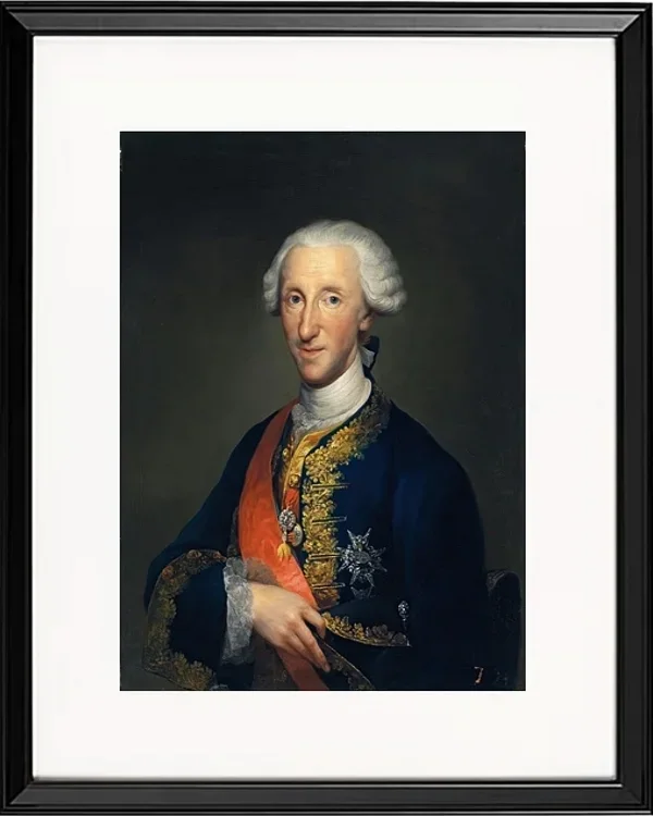 Anton Raphael Mengs – Porträt von Kardinal Zelada 1773 | Giclée Kunstdruck gerahmt