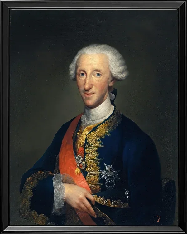 Anton Raphael Mengs – Porträt von Kardinal Zelada 1773 | Giclée Kunstdruck gerahmt