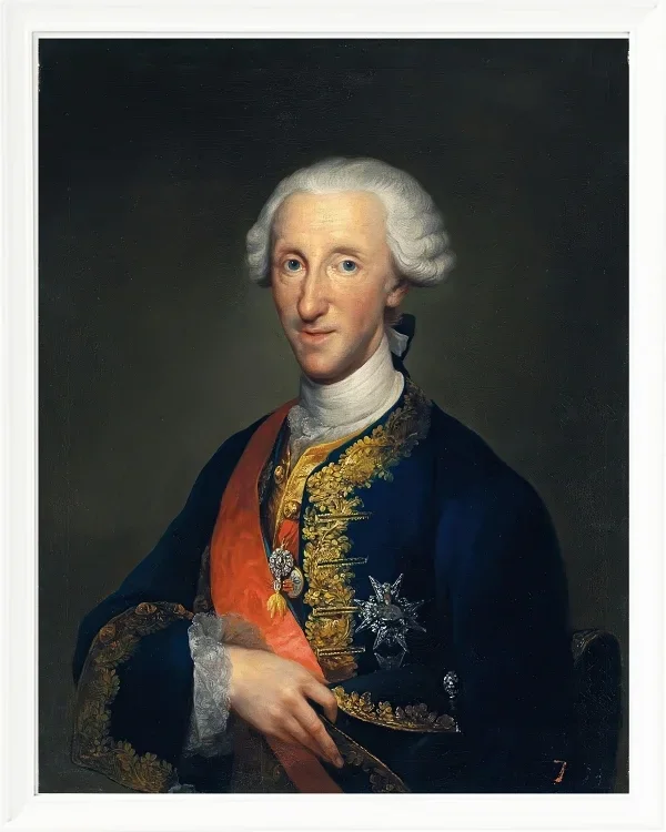 Anton Raphael Mengs – Porträt von Kardinal Zelada 1773 | Giclée Kunstdruck gerahmt
