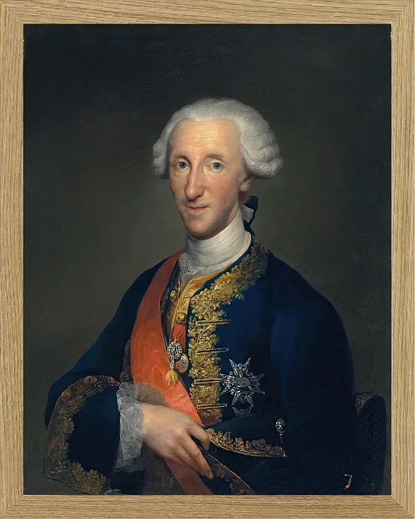 Anton Raphael Mengs – Porträt von Kardinal Zelada 1773 | Giclée Kunstdruck gerahmt