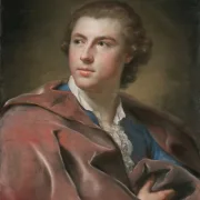 Anton Raphael Mengs – Porträt von William Burton Conyngham 1754 | Giclée Kunstdruck gerahmt
