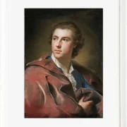 Anton Raphael Mengs – Porträt von William Burton Conyngham 1754 | Giclée Kunstdruck gerahmt