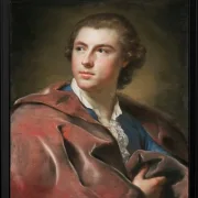 Anton Raphael Mengs – Porträt von William Burton Conyngham 1754 | Giclée Kunstdruck gerahmt