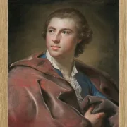 Anton Raphael Mengs – Porträt von William Burton Conyngham 1754 | Giclée Kunstdruck gerahmt