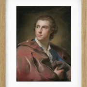 Anton Raphael Mengs – Porträt von William Burton Conyngham 1754 | Giclée Kunstdruck gerahmt