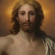 Anton Raphael Mengs – Retter der Welt 1778 | Giclée Kunstdruck gerahmt