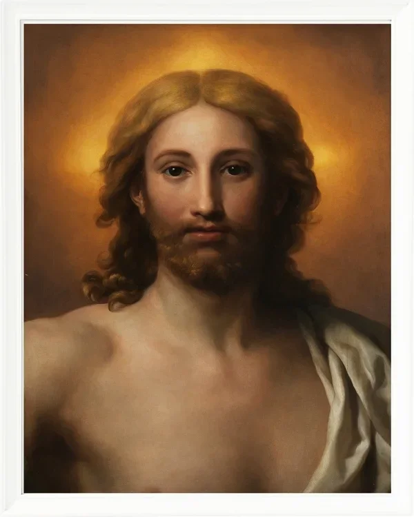 Anton Raphael Mengs – Retter der Welt 1778 | Giclée Kunstdruck gerahmt