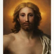 Anton Raphael Mengs – Retter der Welt 1778 | Giclée Kunstdruck gerahmt