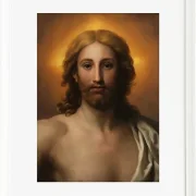 Anton Raphael Mengs – Retter der Welt 1778 | Giclée Kunstdruck gerahmt