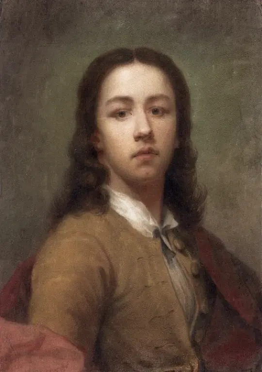 Anton Raphael Mengs | Selvportræt - 1770 | Indrammet kunsttryk | Klassicisme | formida