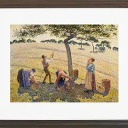 Camille Pissarro - Æblehøst 1888 | Indrammet giclée-kunsttryk