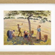 Camille Pissarro - Æblehøst 1888 | Indrammet giclée-kunsttryk