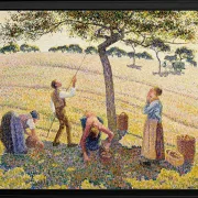 Camille Pissarro - Æblehøst 1888 | Indrammet giclée-kunsttryk